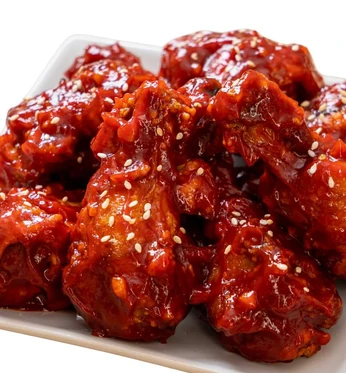 Korean fried chicken wings for takeout at Snowy Village in downtown Saskatoon